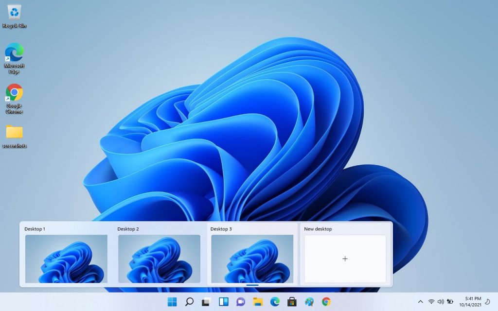 windows 11 multiple desktop option